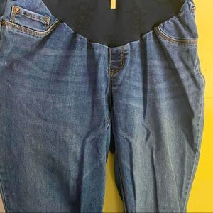 Plus size Maternity boot cut jeans
